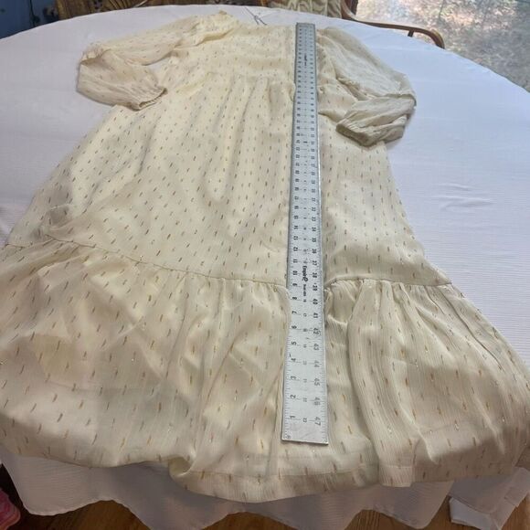 NWT Lost + Wander Champagne Evening Glow Maxi Dress Size XS New - Picture 9 of 9